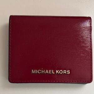 Michael Kors Burgundy Leather Wallet